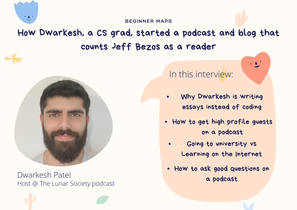 How Dwarkesh, a CS grad, started a podcast and blog that counts Jeff Bezos as a reader